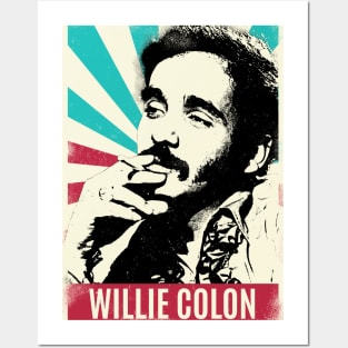 Vintage Retro Willie Colon 80s Posters and Art